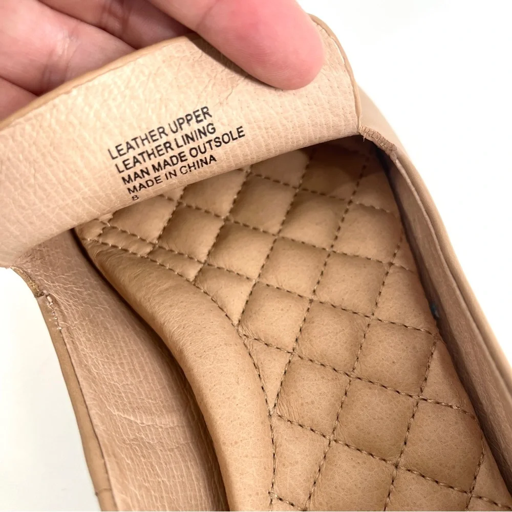 Birdies The Starling Tan Leather Slip On Loafer Flats Womens 8 - Picture 8 of 8